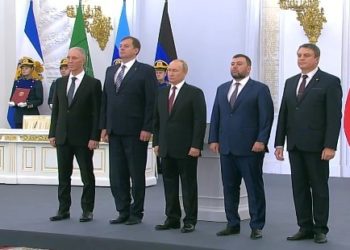 “На Западе желают видеть нас колонией”: о чем говорил Владимир Путин на церемонии подписания договоров о вхождении в состав России новых территорий