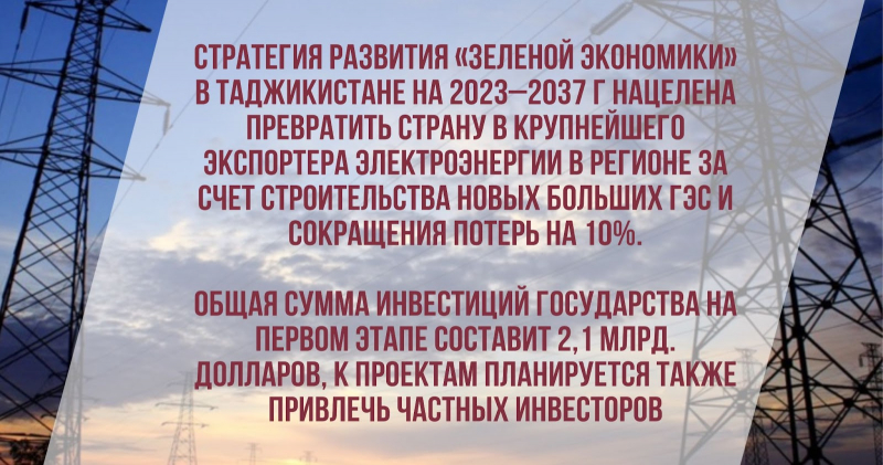 Зеленая энергетика в Таджикистане: каковы подводные камни у этого мирового тренда?