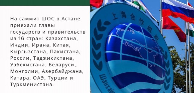 "Теперь уже Шанхайская десятка": какие акценты были сделаны на саммите ШОС в Астане