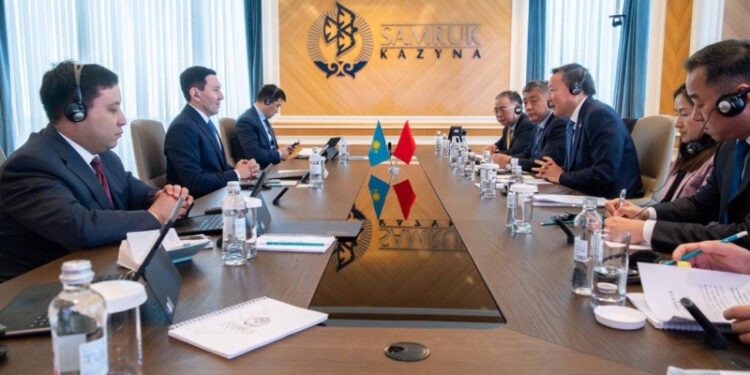 Kazakhstan’s Samruk-Kazyna, China’s CITIC discuss expansion of cooperation