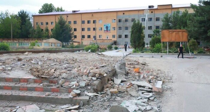В Худжанде начали реконструировать физиотерапевтическую больницу